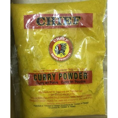 CHIEF CURRY POWDER 500G, 17.5 OZ (1 lb-1.6 oz MADE IN TRINIDAD TOBAGO - Walmart.com - Walmart.com