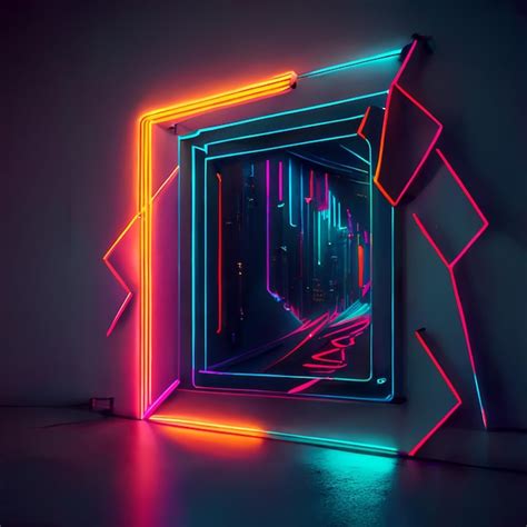 Free Photo | Neon abstract background design