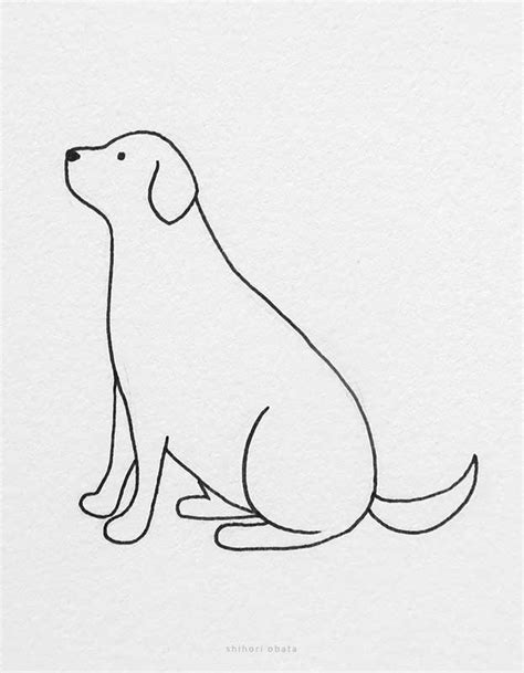 20 Easy Dog Drawing Ideas