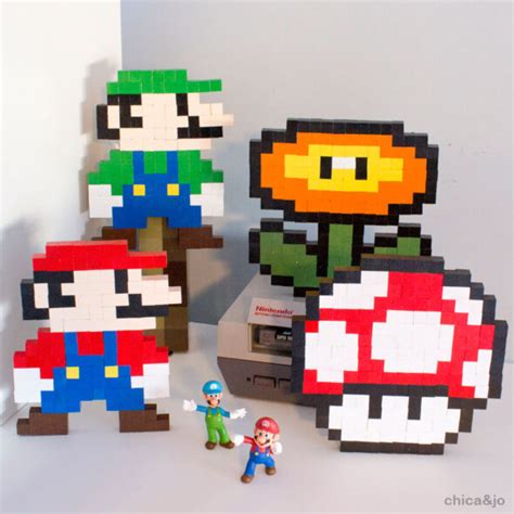 FLEX Pixel Art (Set 1) Bit Mario Bros On Graph Paper Small Online Class For Ages 7-12 ...