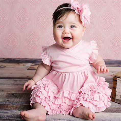 Lemon Loves Layette "Mia" Dress in Pink | Baby girl pink dress, Cute baby dresses, Pink toddler ...