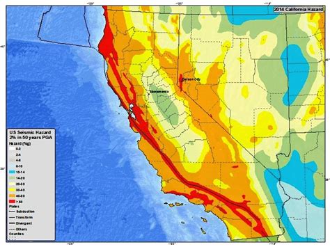 Seismic Hazard Map California