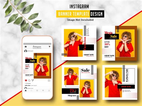 Instagram Banner Template by Mukhlasur Rahman on Dribbble