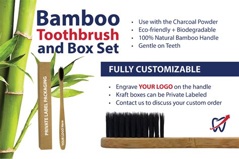 Custom Printed Bamboo Toothbrush | WSD Labs USA