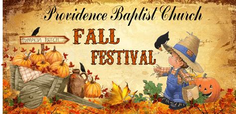 Providence Baptist Church Invites Everyone Out To Their Annual Fall Festival