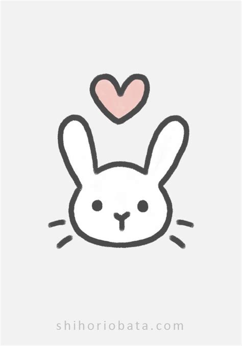 20 Cute Easy Bunny Rabbit Drawing Ideas | Easy bunny drawing, Cute easy doodles, Bunny drawing