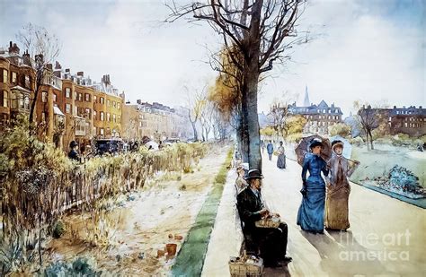 Public Garden Boston Common by Childe Hassam 1885 Painting by Childe Hassam - Fine Art America