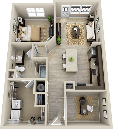 3d one story house plans - In stead of study I'll make it another bedroom Sims House Plans ...