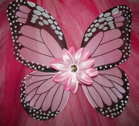 Pink Monarch Butterfly Wings Butterfly Costume Fairy | Etsy