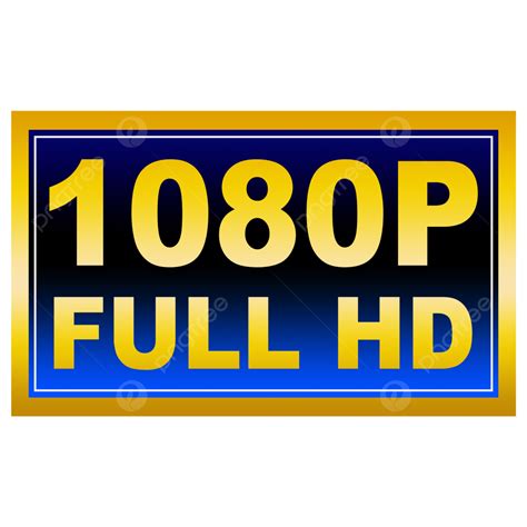 1080p Full Hd Icon On Transparent Background Vector Images, 1080p, Full Hd, 1080p Icon PNG ...