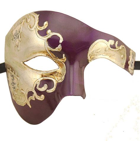 SILVER Series Phantom Of The Opera Half Face Masquerade Mask SILVER Se