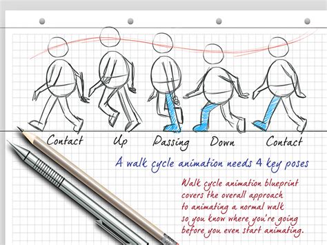 How to Animate a Walk Cycle Perfectly with Simple Steps?