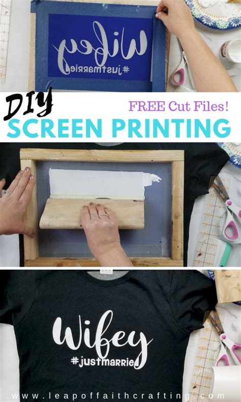 Screen Printing DIY: Fabric Painting on T-Shirt at Home! - Leap of Faith Crafting