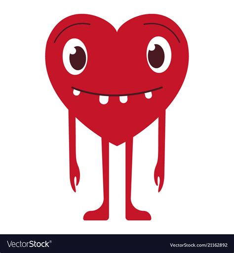 Cute heart emoji smiling face icon smiley Vector Image