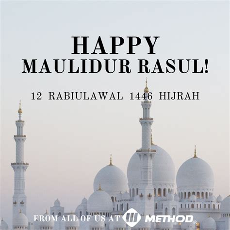 Maulidur Rasul 2024 Celebration with Method Enterprise - Laboratory Safety Equipment | METHOD