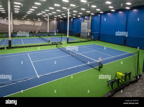 Indoor tennis courts hi-res stock photography and images - Alamy