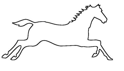 Free Printable Horse Stencil Printable : Select from 35587 printable crafts of cartoons, nature ...