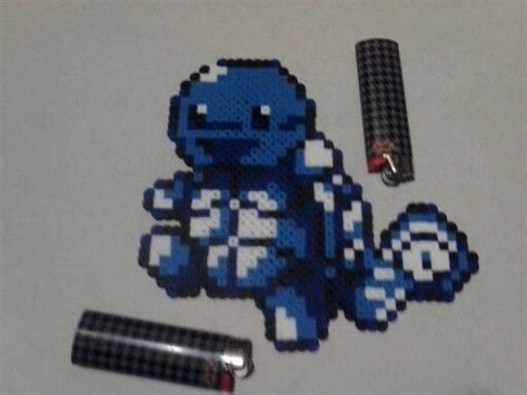 Pokemon Red/Blue Squirtle perler bead sprite | Pokemon red blue, Pokemon red, Perler creations