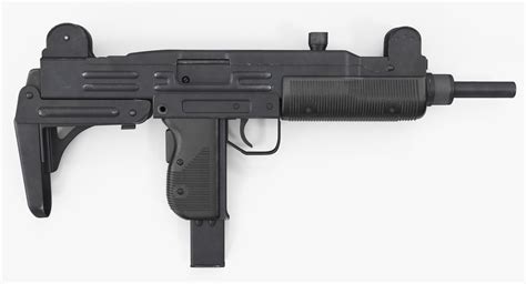 3D submachine gun uzi smg model - TurboSquid 1157737