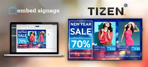 Samsung TIZEN™ Displays Smart Signage Platform 4.0 | embed signage Digital Signage Software