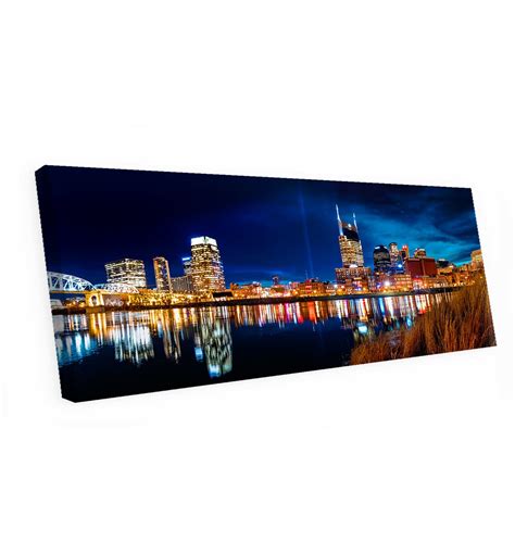 Nashville Skyline Canvas Wall Art Nashville Canvas Art - Etsy