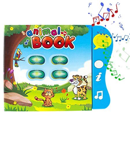 Animal Learning Sound Book Toy for toddlers 6 months to 3 years old. Baby Children Book with ...