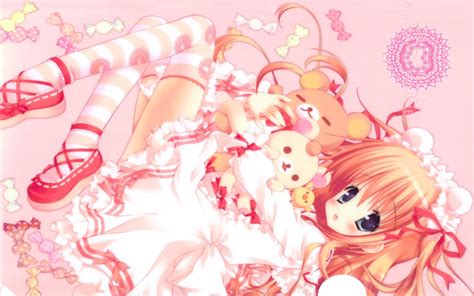 Desktop hd pink kawaii background wallpapers HD. | Pink wallpaper anime, Kawaii wallpaper ...