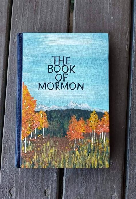 Custom Painted Book of Mormon - Etsy