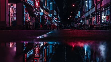 Neon City Lights Wallpapers - Top Free Neon City Lights Backgrounds - WallpaperAccess