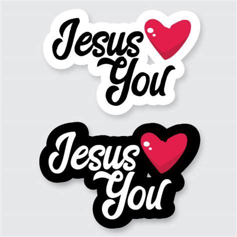 Jesus Loves You Stickers Printable Template - Howcrafts.co