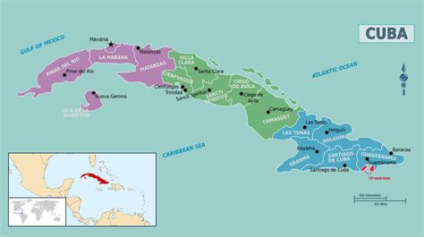 Detailed political map of Cuba. Cuba detailed political map | Vidiani.com | Maps of all ...