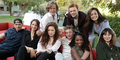 Emmy Rossum & ‘Shameless’ Cast Watch Season 7 Premiere at William H. Macy’s Home! | Cameron ...