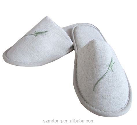 Personalized White Disposable Hotel Slippers,High Quality Hotel/spa Slipper - Buy Hotel Slipper ...