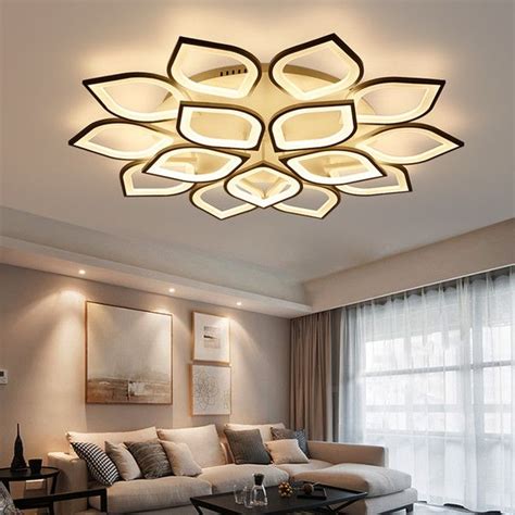 New Acrylic Modern LED Ceiling Lights For Living Room Bedroom Plafond LED Home Lighti… | Ceiling ...