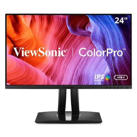 Viewsonic Vp2456 24 Inch 1080p Premium Ips Monitor With Ultra-thin Bezels, Color Accuracy ...