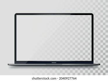 Laptop Mockup Isolated On White Background Stock Vector (Royalty Free) 2215916987 | Shutterstock