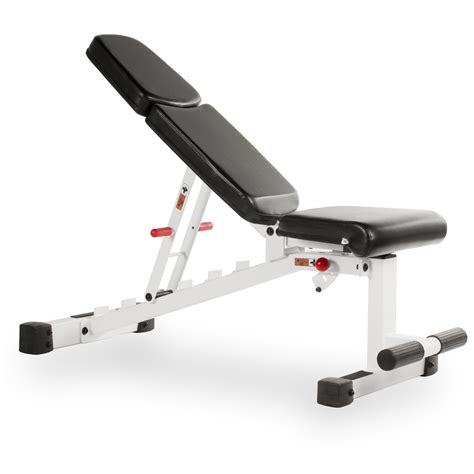 Adjustable FID Weight Bench, 11-Gauge, 1500 lb. Capacity, 7 Back Pad Positions from Decline to ...