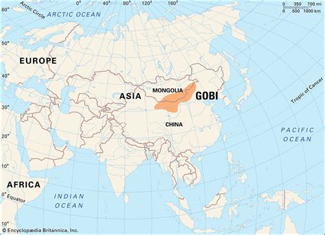 Map Of China Gobi Desert - Sada Wilona