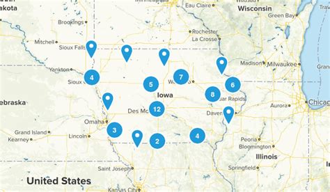 Iowa State Parks Map