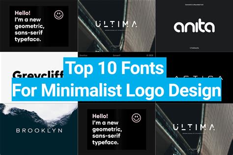 Top 10 Fonts For Minimalist Logo Designers in 2021