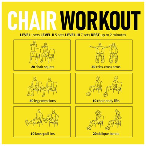 Get Printable Seated Chair Exercises For Seniors Images