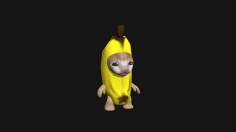 bananaCat - Download Free 3D model by damn2605 [7f05042] - Sketchfab