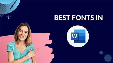 Best Fonts in Word - Blogging Guide