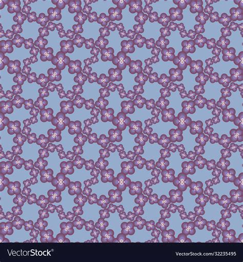 Fractal art seamless pattern background Royalty Free Vector