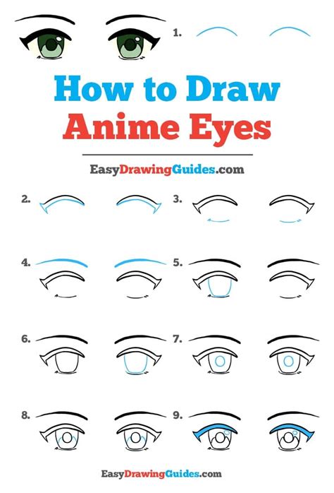 Easy Steps On How To Draw Anime Eyes | Astar Tutorial