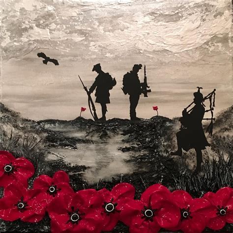 The War Poppy Collection Remembrance Art by Jacqueline Hurley on Instagram: “I am delighted and ...