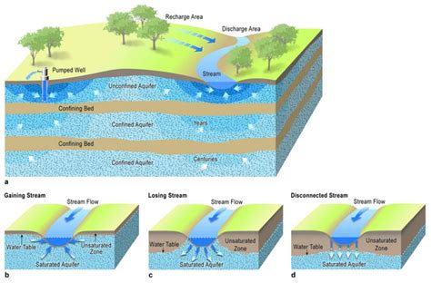 Aquifer Water Cycle Diagram