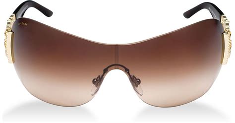 BVLGARI Sunglasses, Bv6071B in Gold/Brown (Metallic) - Lyst