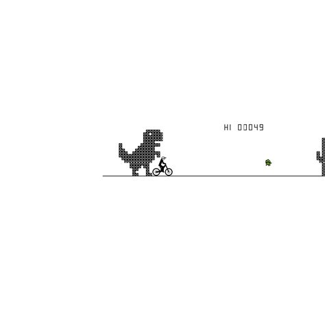 Dinosaur game pixel art by mitch925 | Free Rider HD Track