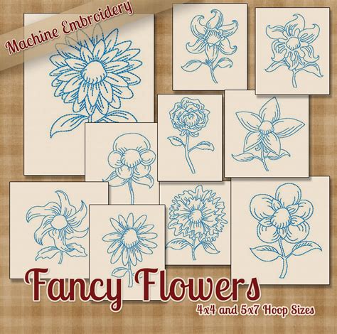 Big Design Embroidery Flower | EMBROIDERY & ORIGAMI